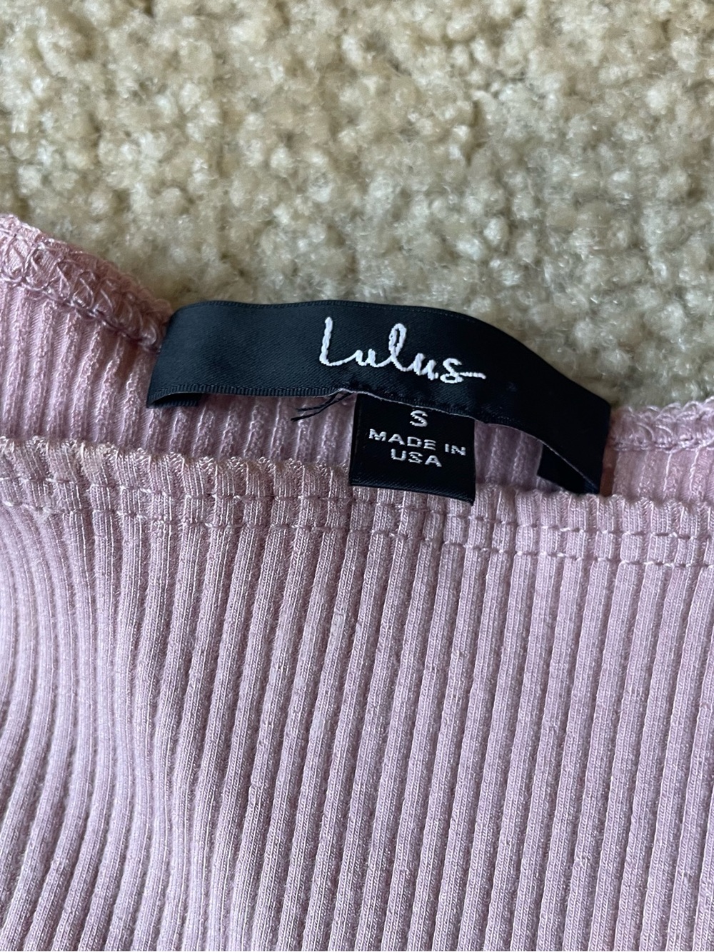 Lulu's Pink Ribbed Tank & Skirt Set - Picture 3 of 5